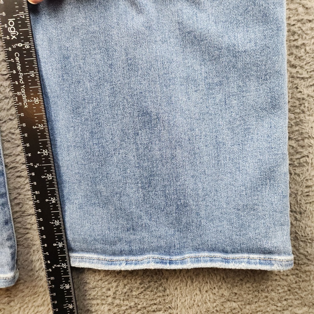 Just Black Denim Jeans Women's 31 Blue Wide-Leg Relaxed Stretch Utility Jeans - Picture 4 of 11